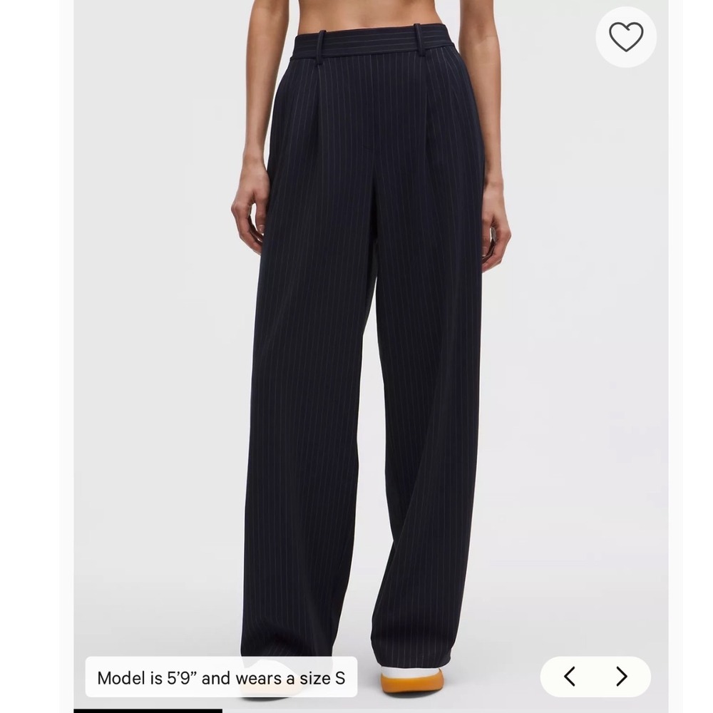 Lululemon Daydrift High-Rise Wide-Leg Trousers Black Size S